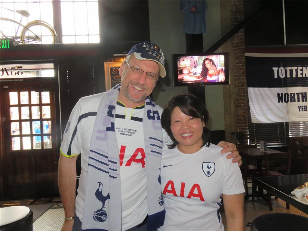 Two of LA Spurs co-founders. Rolfe and Kate.